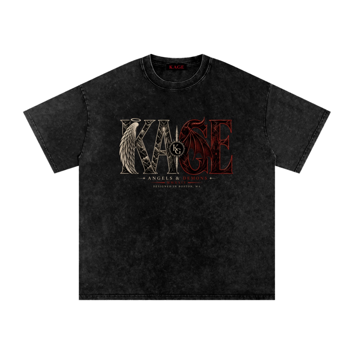 ANGELS & DEMONS V2 - BLK WASHED - Image 3