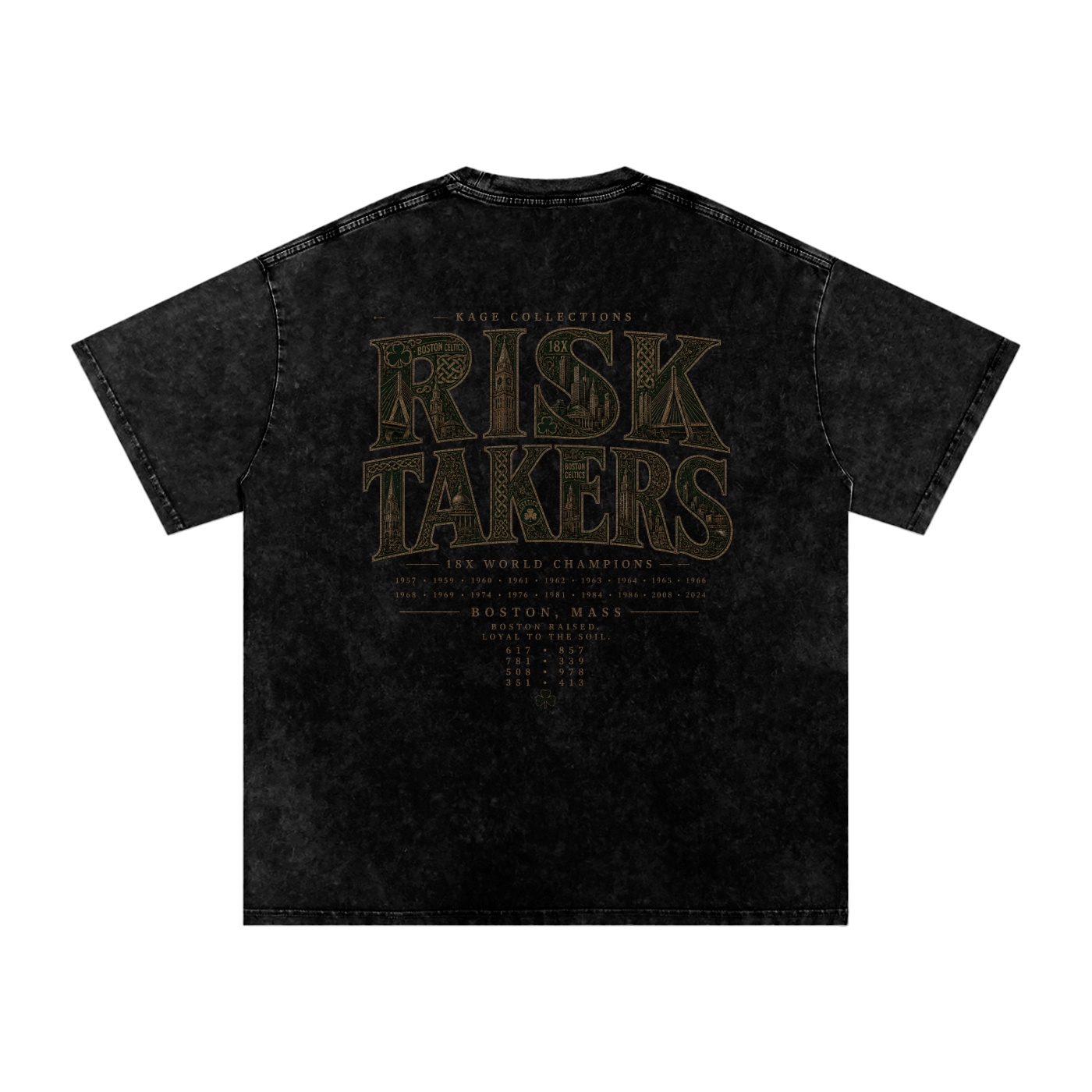 RISK TAKERS - C's - BLK WASHED - Image 2