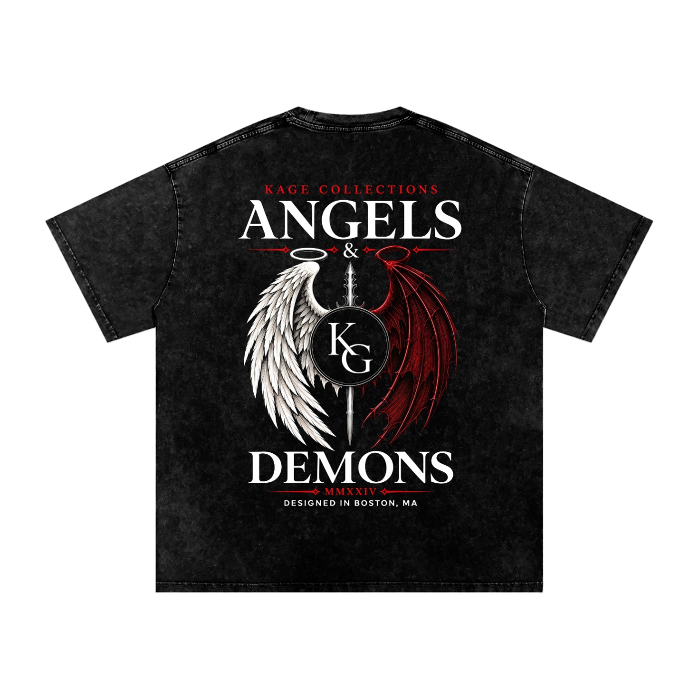 ANGELS & DEMONS V1 - BLK WASHED - Image 3