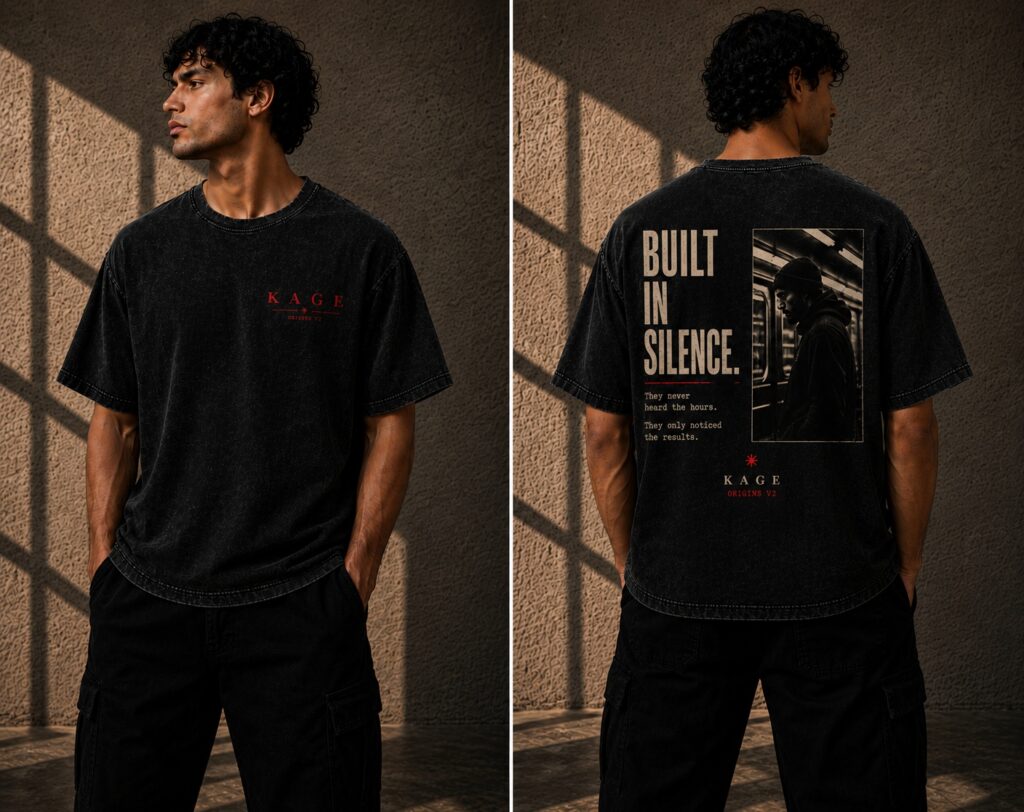 ORIGINS V2 - BUILT IN SILENCE - BLK WASHED