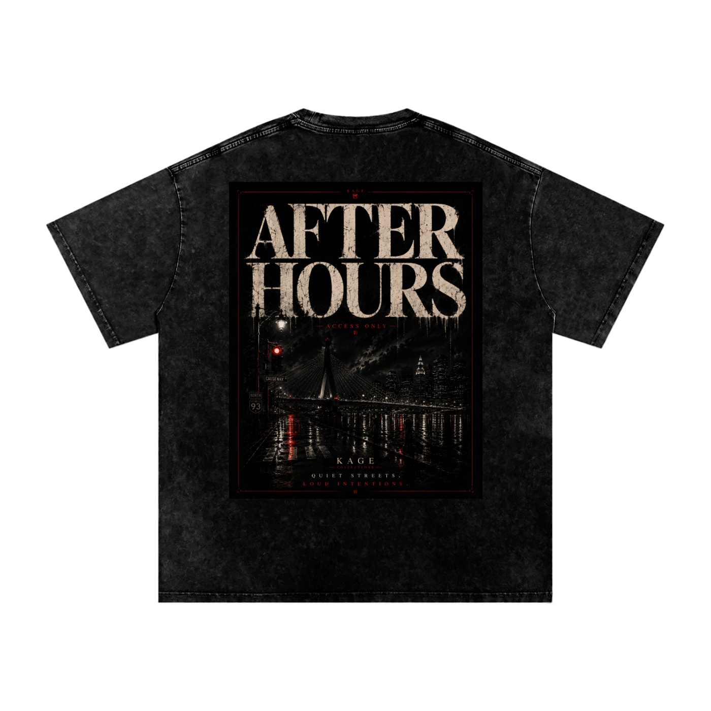 AFTER HOURS - BRIDGE - BLK WASHED - Image 2