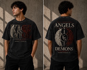 ANGELS & DEMONS V2 - BLK WASHED