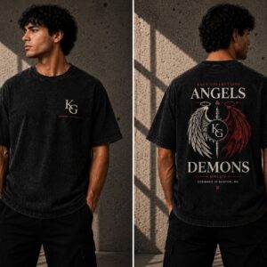 ANGELS & DEMONS V1 - BLK WASHED