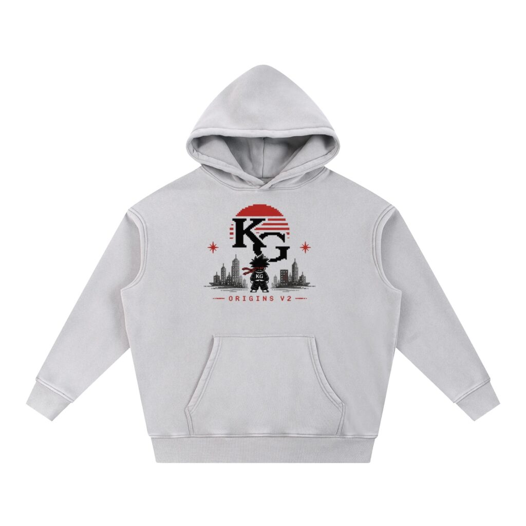 ORIGINS V2 - GAME OVER - OVERSIZED WASHED HOODIE