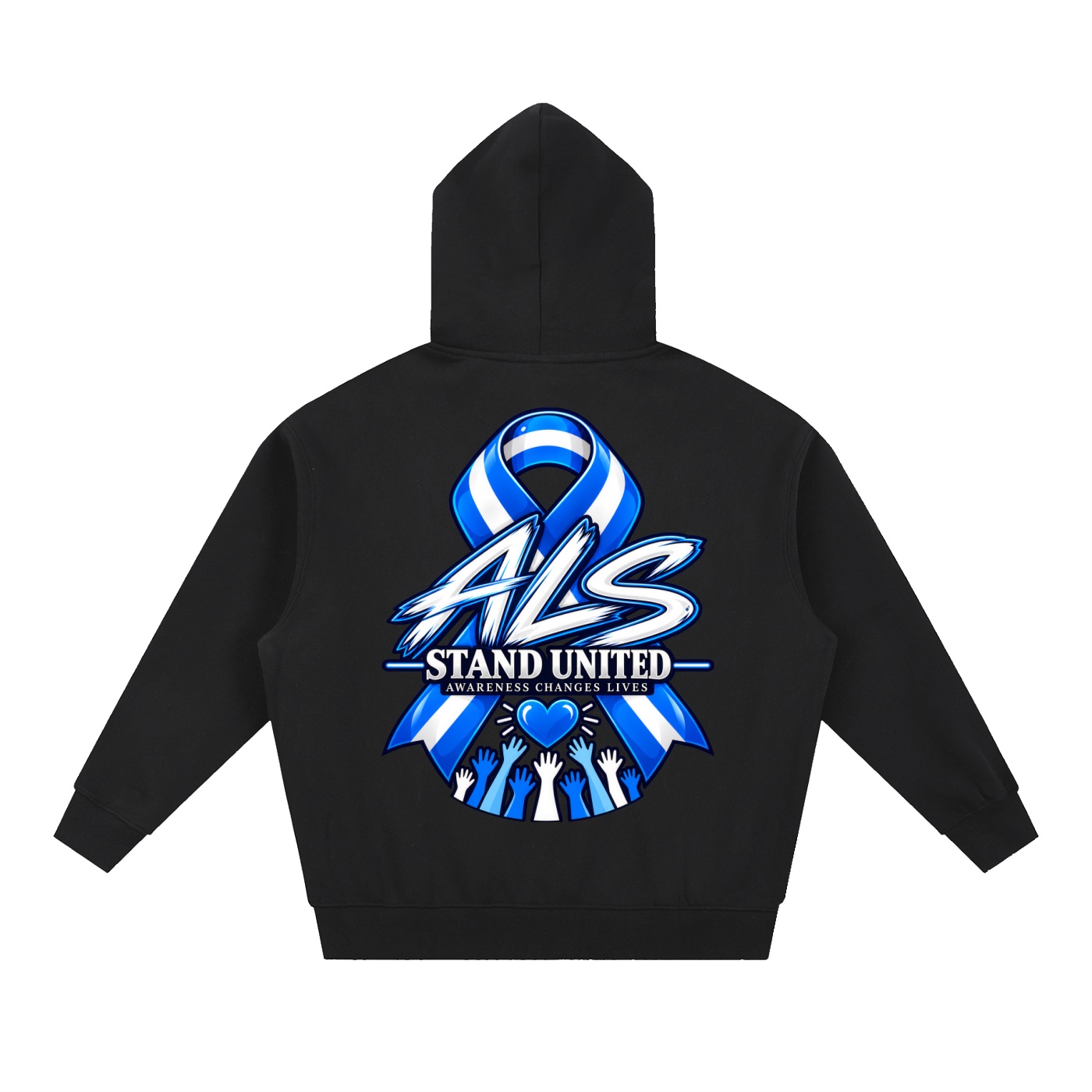 ALS - STAND UNITED Oversized Hoodie - Image 2